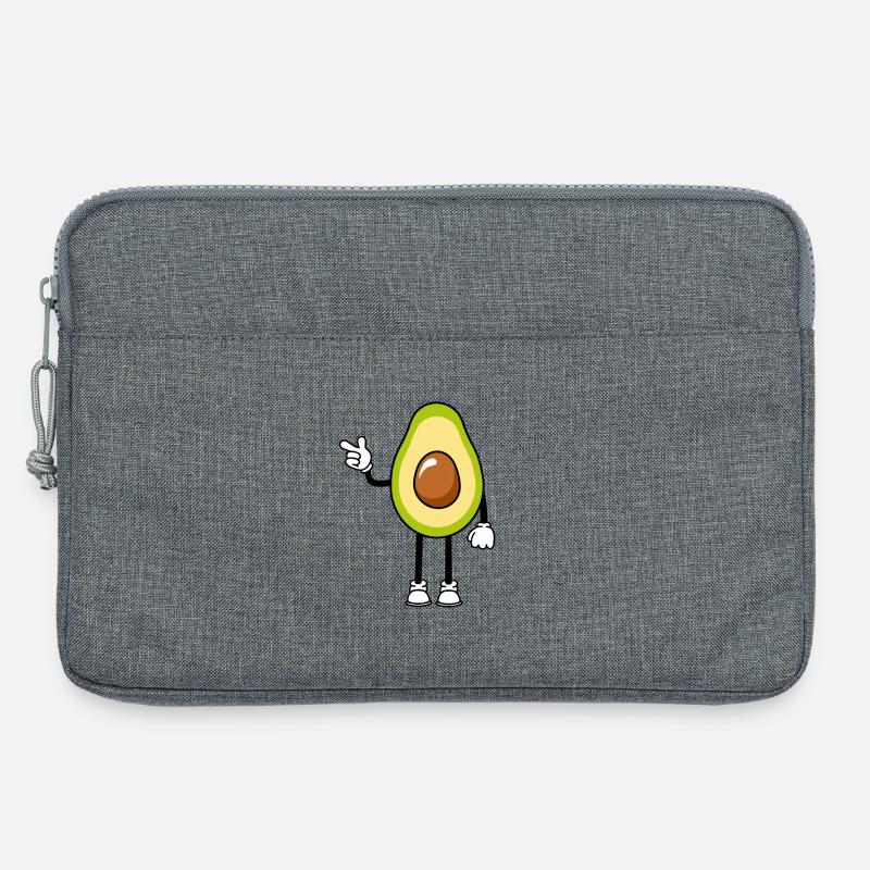 Avocado - Laptoptasche 13" - Grau meliert