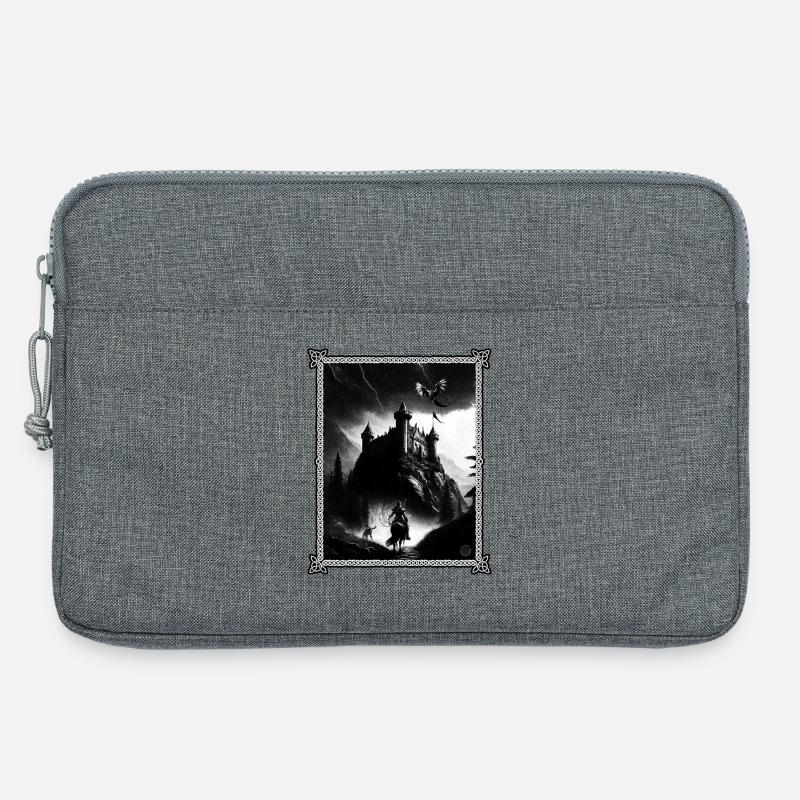 Sword and Sourcery - Laptoptasche 13" - Grau meliert