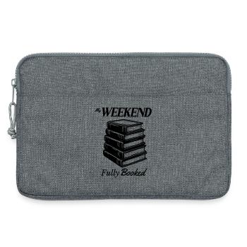 Mein Wochenende ausgebucht - Laptoptasche 13" - Grau meliert - Vorne
