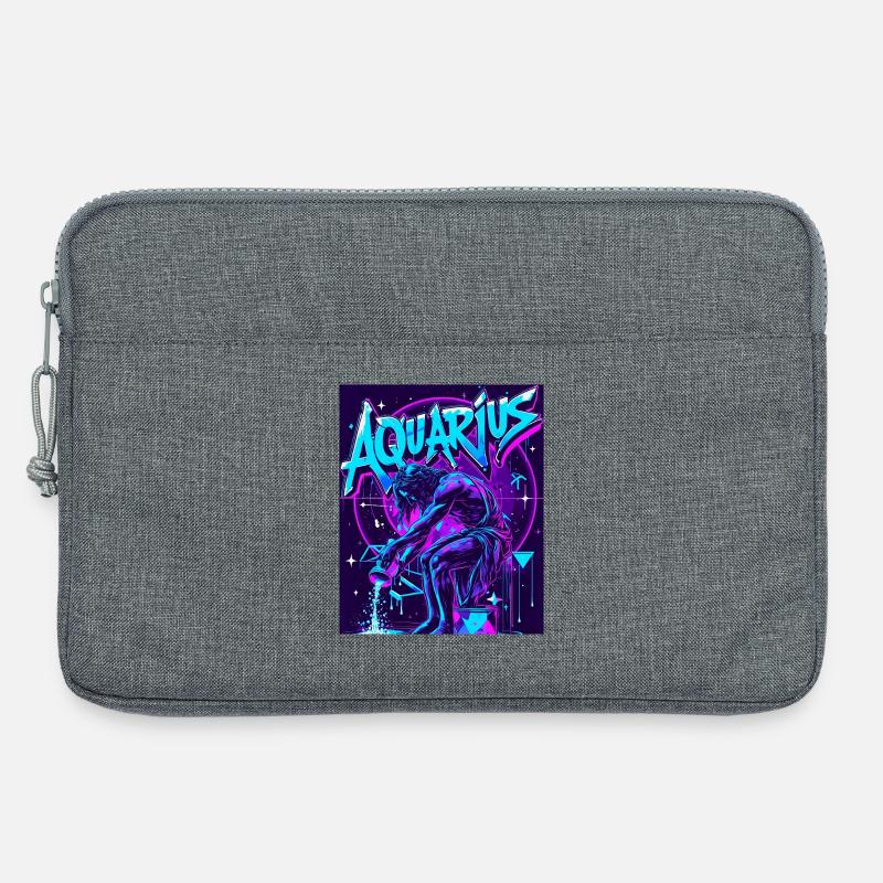 Wassermann - Laptoptasche 13" - Grau meliert