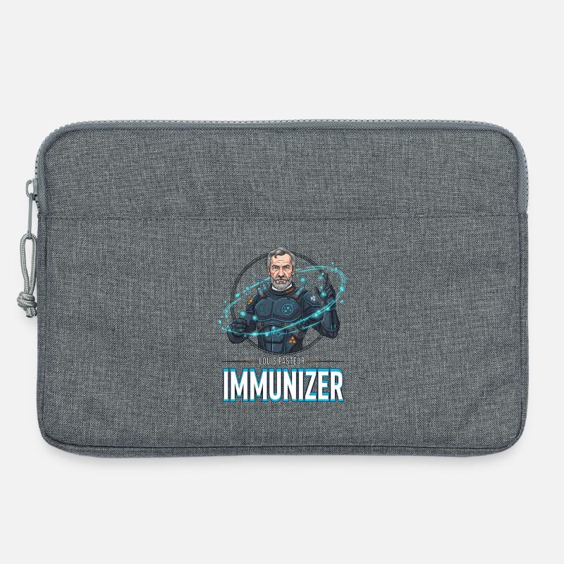 Pasteur-Immunizer-Rüstung - Laptoptasche 13" - Grau meliert