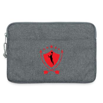 Basket Ball / Basketball / Basktet-Ball / Sport - Sacoche pour ordinateur portable 13 pouces - gris chiné - Devant