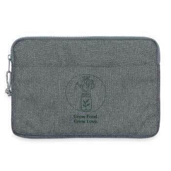 Organic horticulture, sustainable agriculture - Laptop bag 13" - heather grey - Front