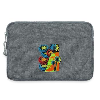 Côte du Portugal - Sacoche pour ordinateur portable 13 pouces - gris chiné - Devant