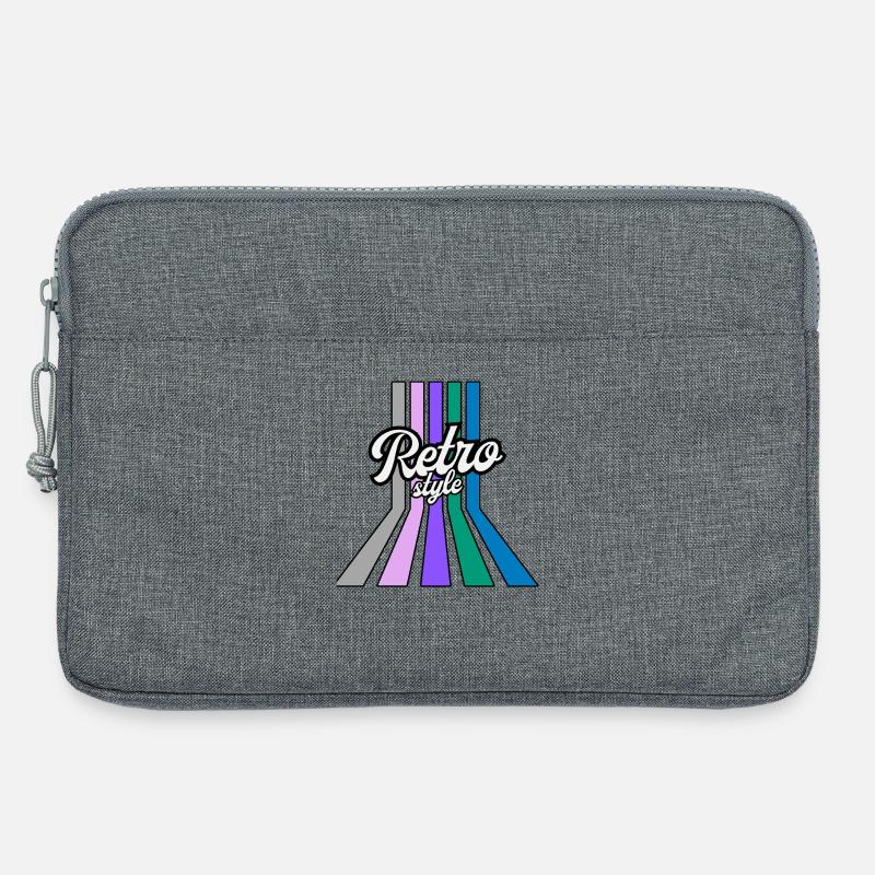 StyleRetro Multicolor Stripes - Laptop bag 13" - heather grey