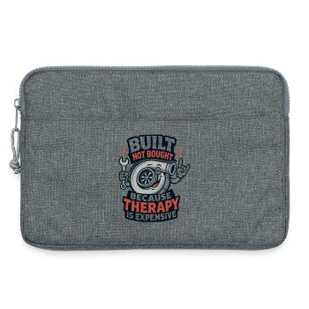Moteur de tournevis pour voiture fabriqué et non acheté - Sacoche pour ordinateur portable 13 pouces - gris chiné - Devant