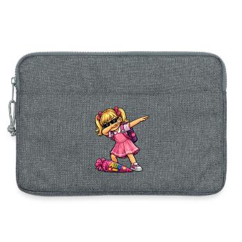 Shooter ABC (blonde) - Sacoche pour ordinateur portable 13 pouces - gris chiné - Devant