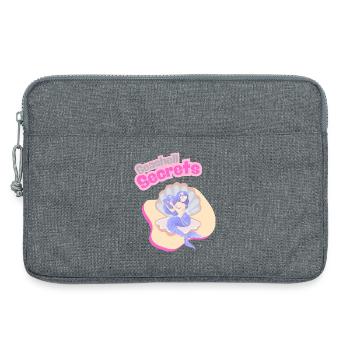 Geheimnis der Muschel - Laptoptasche 13" - Grau meliert - Vorne
