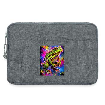 Frosch - Laptoptasche 13" - Grau meliert - Vorne