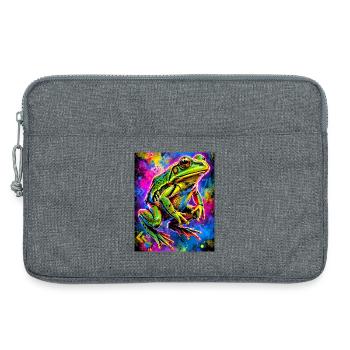 Frosch - Laptoptasche 13" - Grau meliert - Vorne