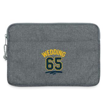 Berlin Wedding Graffiti 65 -Urban Streetwear - Laptoptasche 13" - Grau meliert - Vorne