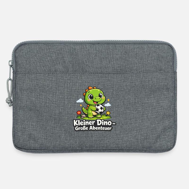 Kleiner Dino – Große Abenteuer - Laptoptasche 13" - Grau meliert