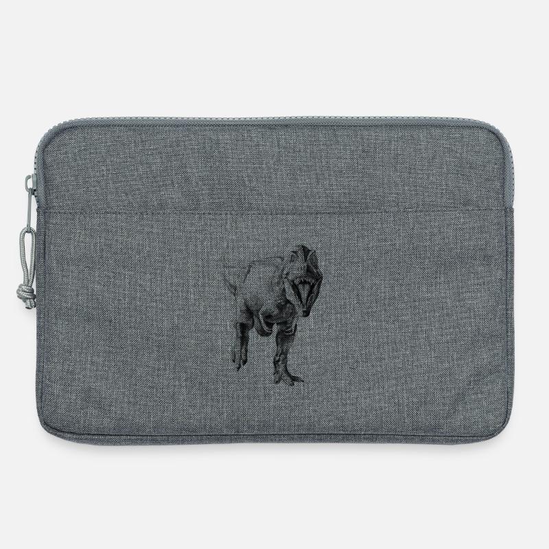 Dinosaurier - Laptoptasche 13" - Grau meliert