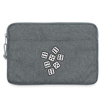 Dice - 40 Years Birthday - Laptop bag 13" - heather grey - Front