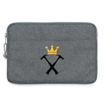 Der König der Heimwerker - Laptoptasche 13" - Grau meliert - Vorne