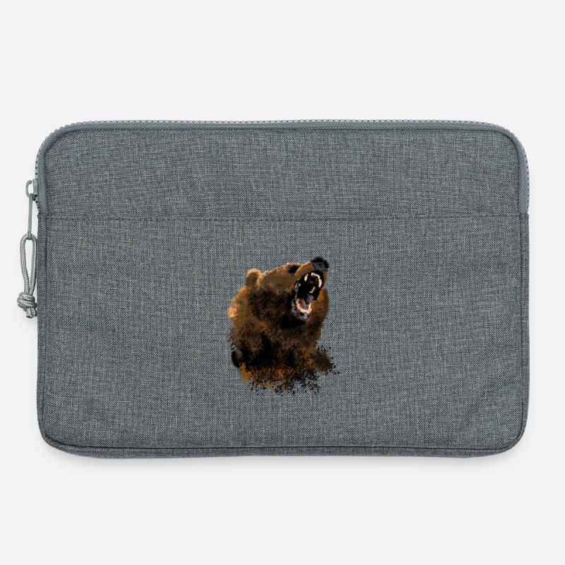 Bär - Laptoptasche 13" - Grau meliert
