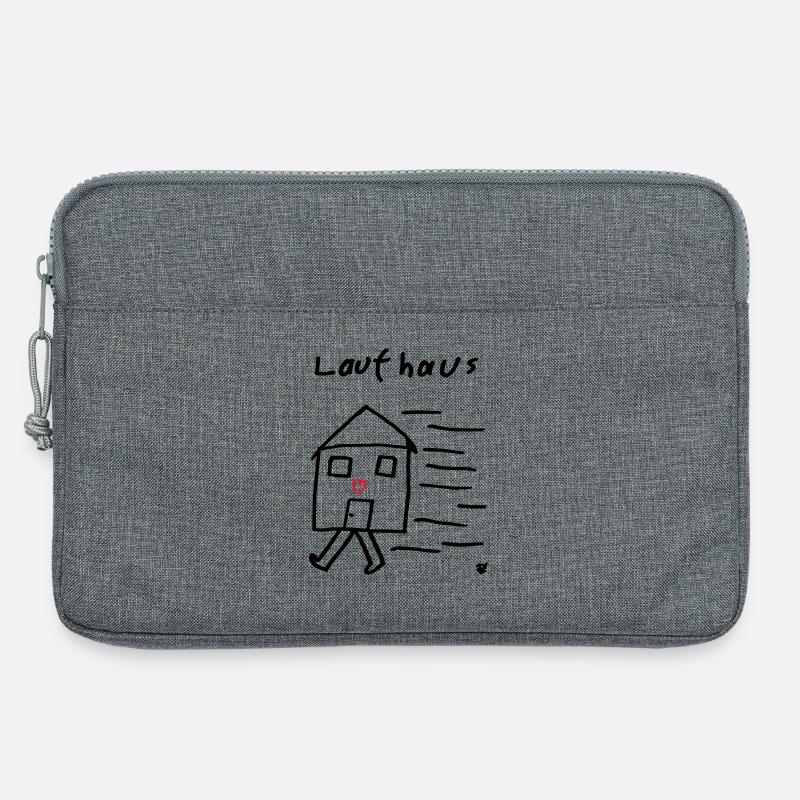 Laufhaus - Laptoptasche 13" - Grau meliert