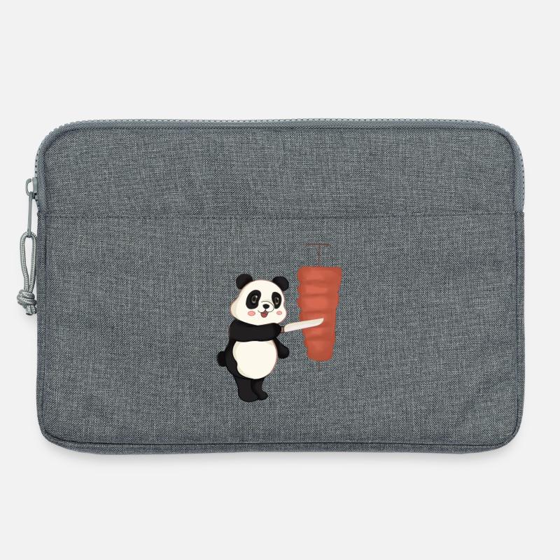Döner Panda Kebab - Laptoptasche 13" - Grau meliert