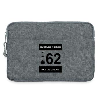 62 Pas de Calais - Laptoptasche 13" - Grau meliert - Vorne