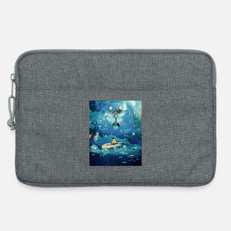 Magic Ocean - Laptop bag 13" - heather grey