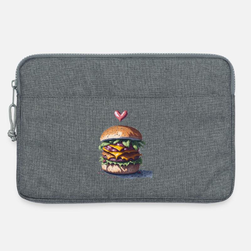 Burger - Laptoptasche 13" - Grau meliert