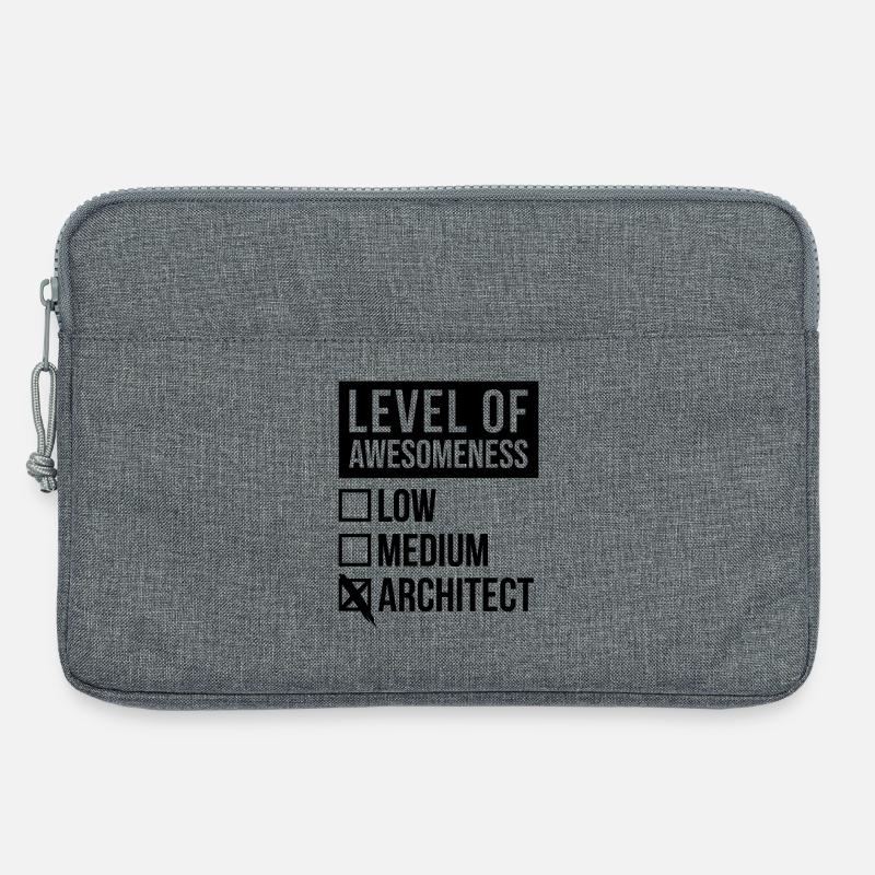 Architekt - Laptoptasche 13" - Grau meliert