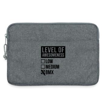 BMX - Laptoptasche 13" - Grau meliert - Vorne