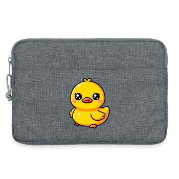 Duckling Duck Duck Duck - Laptop bag 13" - heather grey - Front