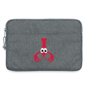 Lobster - Laptop bag 13" - heather grey - Front