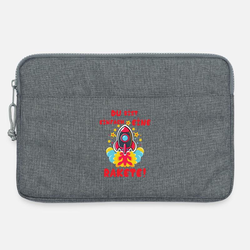 Rakete - Laptoptasche 13" - Grau meliert