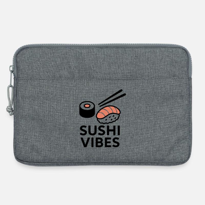 Sushi Vibes - Laptoptasche 13" - Grau meliert