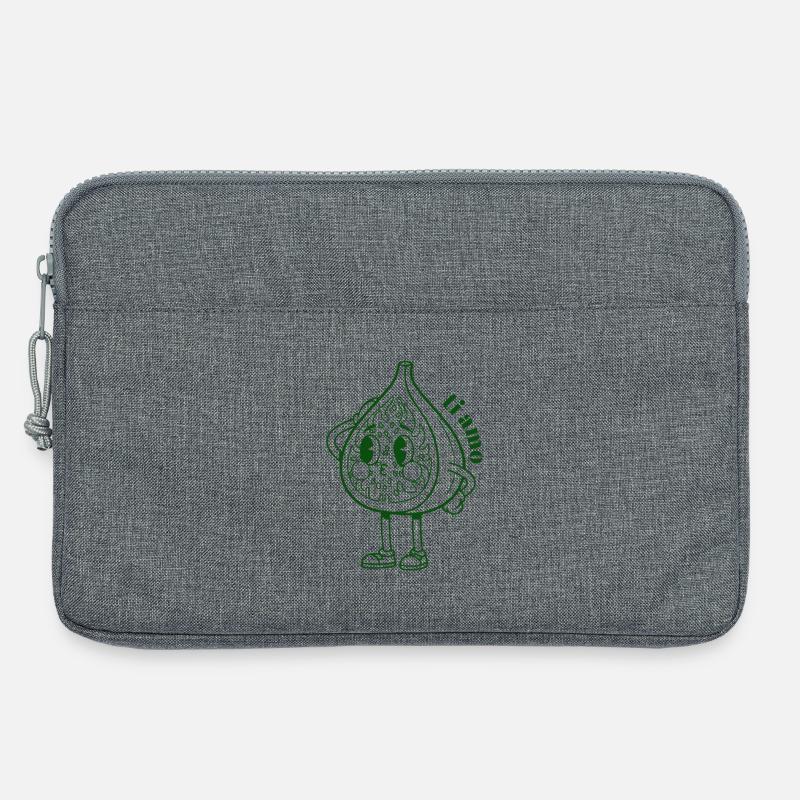 Feigenblatt - Laptoptasche 13" - Grau meliert