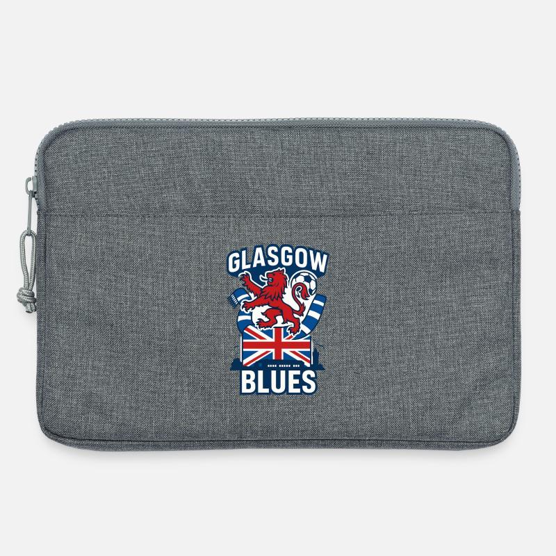 Glasgow Blues Crest - Laptop bag 13" - heather grey