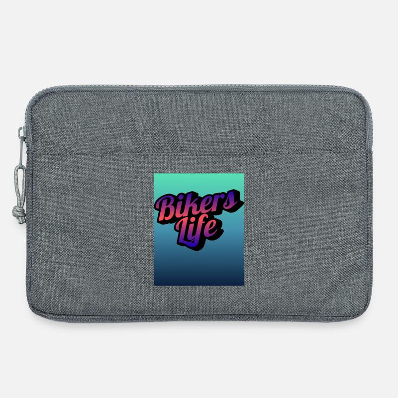 Biker Lebensgradient - Laptoptasche 13" - Grau meliert