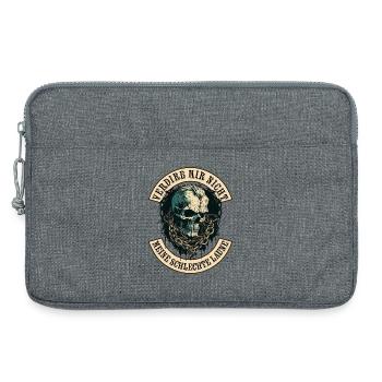 Don't spoil my bad mood - Laptop bag 13" - heather grey - Front
