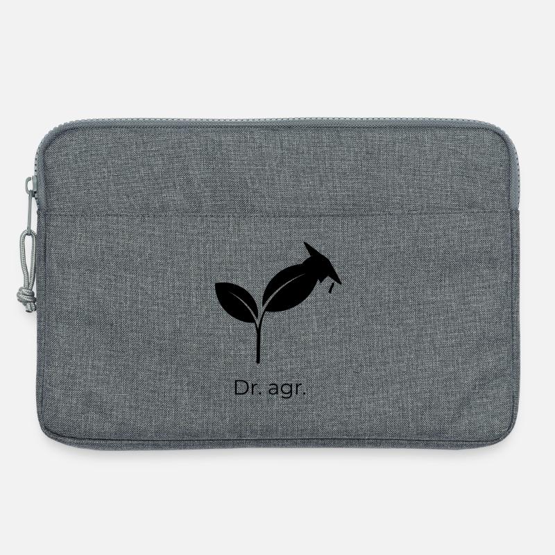 Dr. agr. Pflanze - Laptoptasche 13" - Grau meliert
