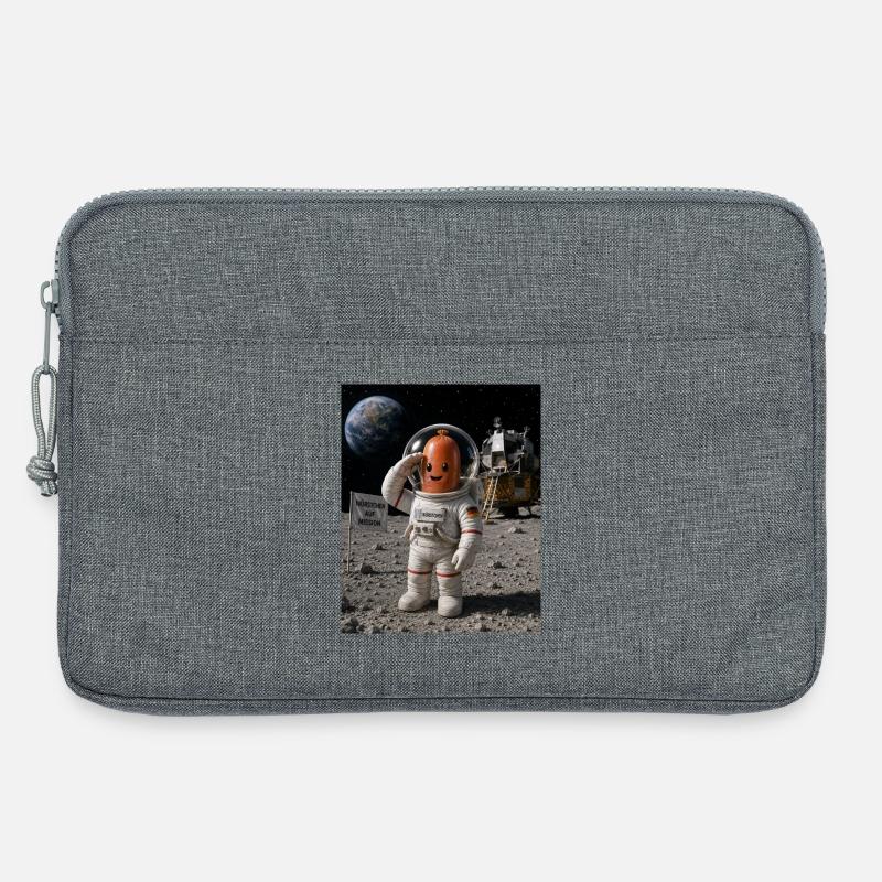Astronaut Würstchen 2 - Laptoptasche 13" - Grau meliert