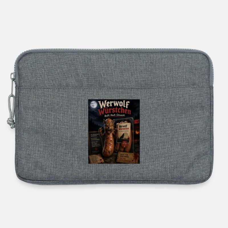Werwolf Würstchen - Laptoptasche 13" - Grau meliert