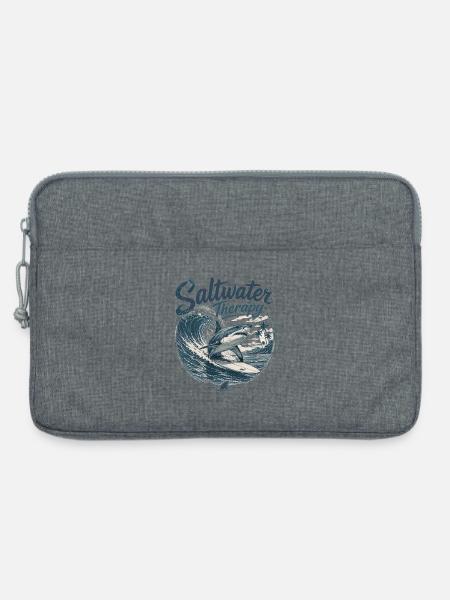 Saltwater Therapy Surfwave - Laptoptasche 13" - Grau meliert