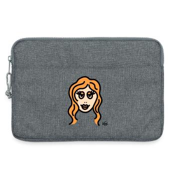 Vierge grande - Sacoche pour ordinateur portable 13 pouces - gris chiné - Devant