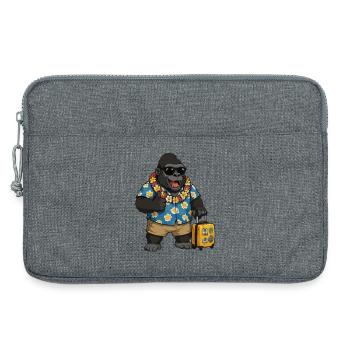 Chemise Holiday Gorilla Hawaii - Sacoche pour ordinateur portable 13 pouces - gris chiné - Devant