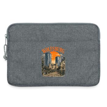 Vintage Wolfsburg Skyline Historic Wolfsburg - Laptop bag 13" - heather grey - Front