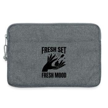 Fresh Set Fresh Mood Nail Design Nails Manicure - Laptop bag 13" - heather grey - Front