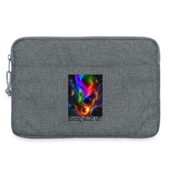 Nebula Neon Eclipse 2026 édition limitée - Sacoche pour ordinateur portable 13 pouces - gris chiné - Devant