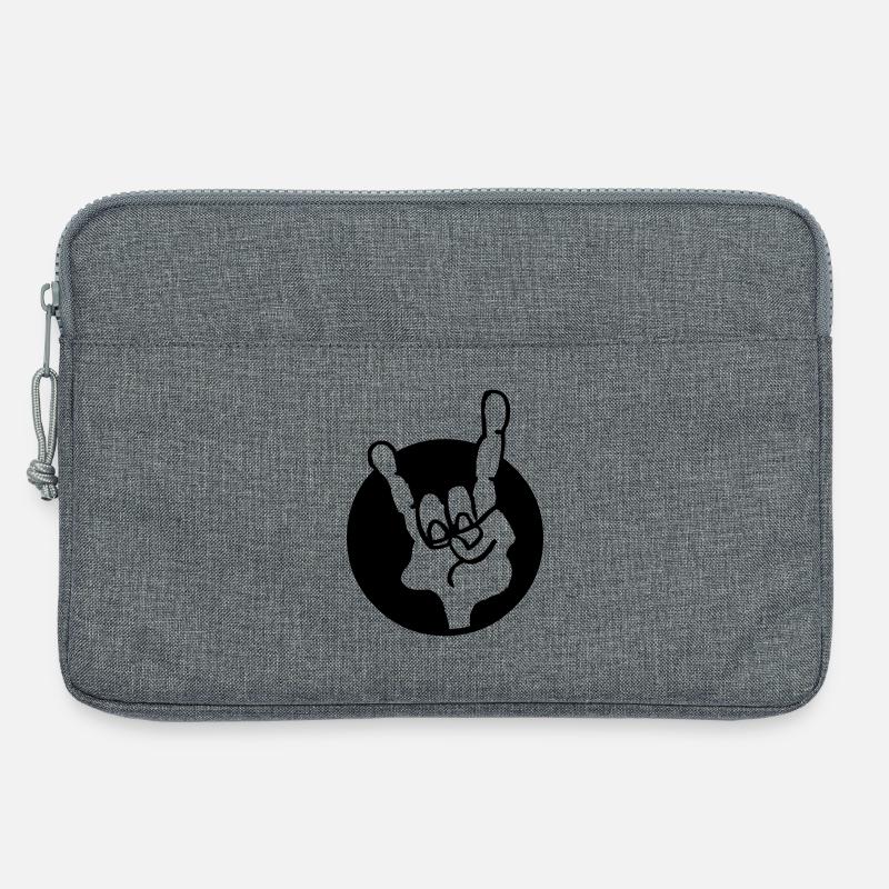 Hand rock - Laptoptasche 13" - Grau meliert