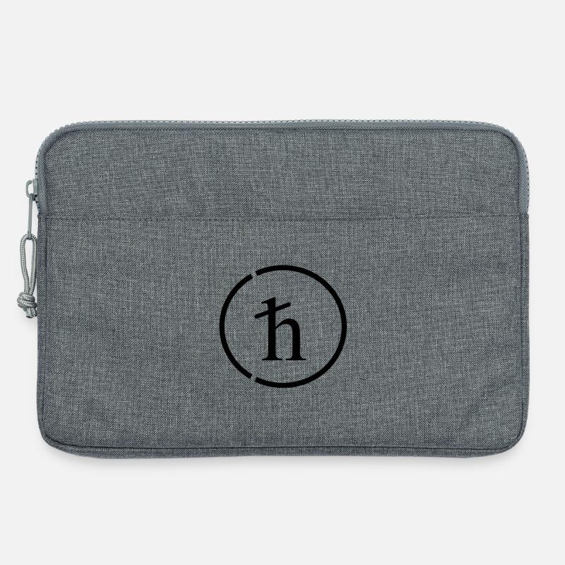 H-Schnitt H-Stange - Laptoptasche 13" - Grau meliert