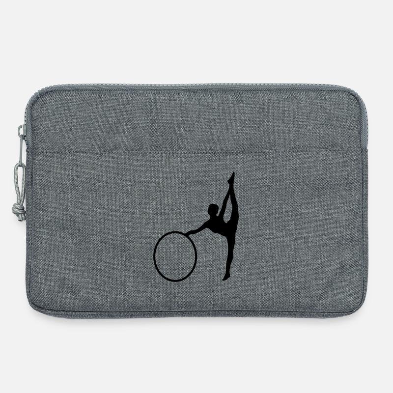 Gymnastik Mädchen - Laptoptasche 13" - Grau meliert
