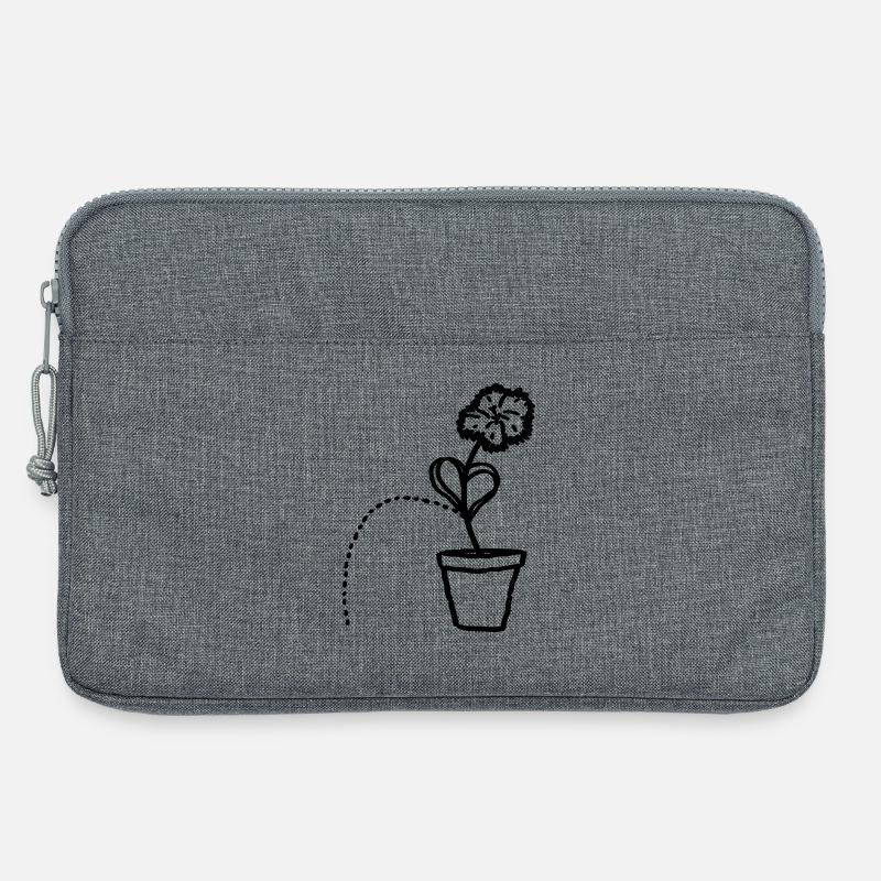 Pipinelke - Laptoptasche 13" - Grau meliert