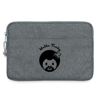 Bonjour génial - Sacoche pour ordinateur portable 13 pouces - gris chiné - Devant
