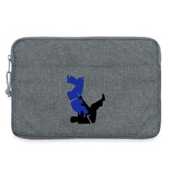 judo - Sacoche pour ordinateur portable 13 pouces - gris chiné - Devant